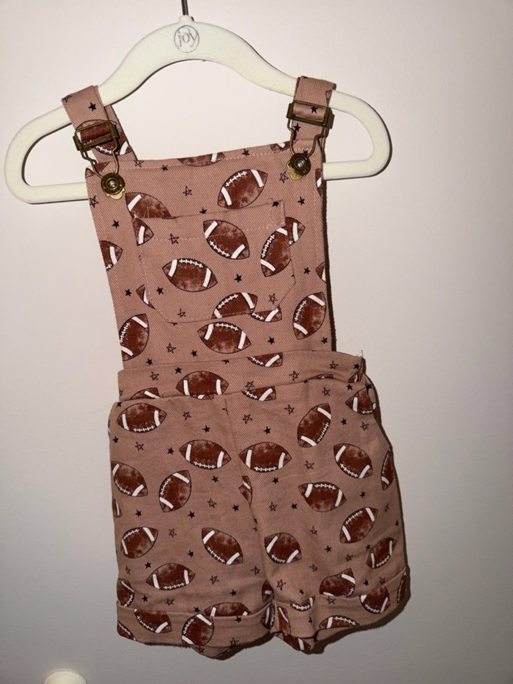 Toddler Football Overalls